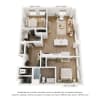 Floor plan: 2BR TYPE C