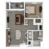 Floor plan: A2 - Partially Renovated