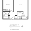 Floor plan: 1 bedroom