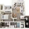 Floor plan: A1F