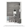 Floor plan: Studio (534 SF)
