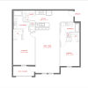 Floor plan: 2BR- Balcony - Haven