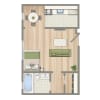 Floor plan: Studio B