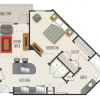 Floor plan: 1C