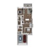Floor plan: END