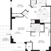 Floor plan: 2 Bedroom DD