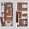 Floor plan: 2 Bedroom Townhome
