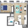 Floor plan: One Bedroom - 26 WB