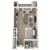 Floor plan: Studio