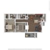 Floor plan: 2x2 Upgrade