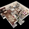 Floor plan: 3x2 C1G