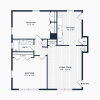 Floor plan: 2 Bedroom 1 Bath