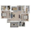 Floor plan: Wellford w/ Balcony - B2C