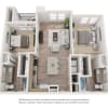 Floor plan: B1.160