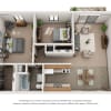 Floor plan: Two Bedroom
