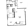 Floor plan: 1x1 E - 718