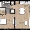 Floor plan: 1 Bed 1 Bath