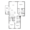 Floor plan: Rogue Three Bedroom
