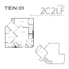 Floor plan: 2C2LF