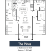 Floor plan: The Pines