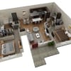 Floor plan: 2 BR Grand Courtyard