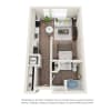 Floor plan: Studio A