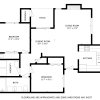 Floor plan: 2 Bed 1 Bath