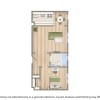 Floor plan: One Bedroom A