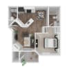 Floor plan: 1x1 Reno