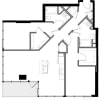Floor plan: 2M w/ Balcony