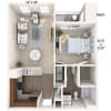 Floor plan: A2-H-Upper