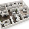 Floor plan: Hunters Creek