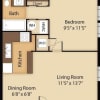Floor plan: A1U