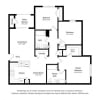 Floor plan: Three Bedroom
