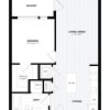 Floor plan: 1 Bed/1 Bath-C2 East