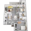 Floor plan: B1P