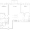 Floor plan: 2 Bed/2 Bath-B3