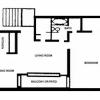 Floor plan: 1BR 1BA