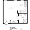 Floor plan: Studio