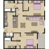 Floor plan: 2x2
