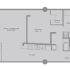 Floor plan: 1 Bed/1 Bath-A26