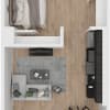 Floor plan: Open 1 Bed A