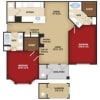 Floor plan: Two Bedroom A