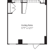 Floor plan: Studio (North) - 521