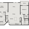Floor plan: 2B