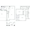 Floor plan: Three Bedroom Two and a Half Bath (1461 SF)