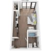 Floor plan: Studio E1E
