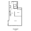 Floor plan: Open One Bed