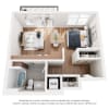 Floor plan: Studio 1