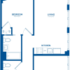 Floor plan: 2 Bedroom, 2 Bath, Terrace - PH210